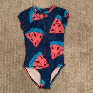 Tea brand watermelon bathing suit rashguard one piece